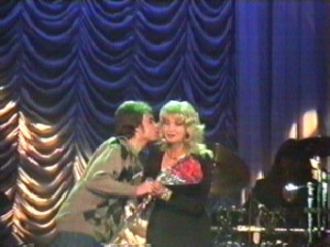 Журналист Денис Бессонов и Ирина Аллегрова