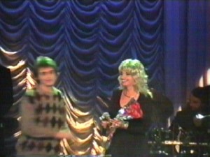 Журналист Денис Бессонов и Ирина Аллегрова