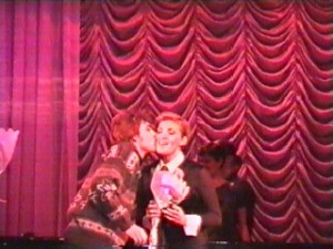 Журналист Денис Бессонов и Лайма Вайкуле