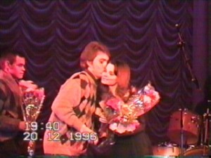 Журналист Денис Бессонов и Наташа Королева