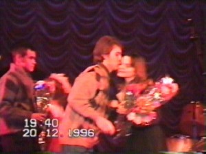 Журналист Денис Бессонов и Наташа Королева