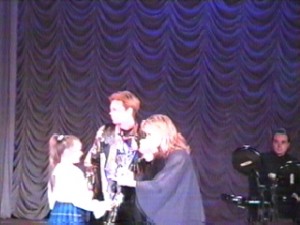 Журналист Денис Бессонов и Татьяна Буланова