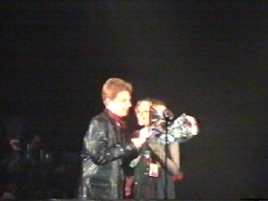 Журналист Денис Бессонов и Анжелика Варум