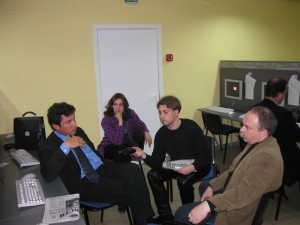 Эксклюзивное интервью с политиком Борисом Немцовым. Журналисты Денис Бессонов и Владимир Лапырин. Эксклюзивное интервью с политиком Борисом Немцовым. Журналисты Денис Бессонов и Владимир Лапырин.