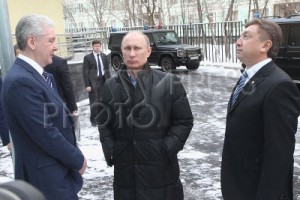 Сергей Собянин, Владимир Путин, Ренат Лайшев