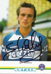 Автограф Игоря Шалимова Автограф Игоря Шалимова