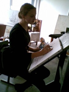 Студентка Санкт-Петербургского художественного училища имени Рериха Анна Ситовская Студентка Санкт-Петербургского художественного училища имени Рериха Анна Ситовская