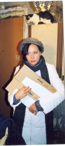 Марина Хлебникова Марина Хлебникова в приюте для кошек