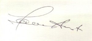 Автограф Томаса Андерса