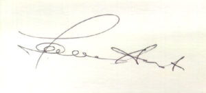 Автограф Томаса Андерса