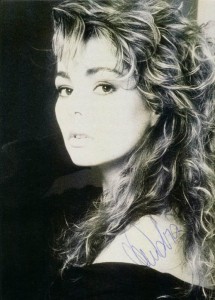 Автограф певицы Сандры Автограф певицы Сандры