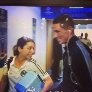 Ева Карнейро и Фернандо Торрес. Ева Карнейро и Фернандо Торрес.