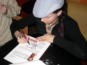 Автограф певицы Натальи Власовой Автограф певицы Натальи Власовой