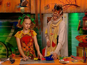 Актриса Анна Бегунова и актер Ричард Бондарев (Юла и Бериляка, передача "Волшебный чуланчик") Актриса Анна Бегунова и актер Ричард Бондарев (Юла и Бериляка, передача "Волшебный чуланчик")