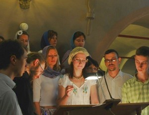 Наталья Ольховская. На клиросе