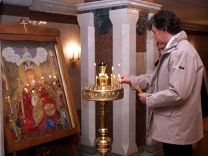 Сергей Захаров в Православном храме Сергей Захаров в Православном храме