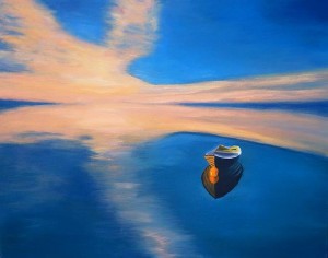 Работа Елены Уитман. Sunset boat. Работа Елены Уитман. Sunset boat.