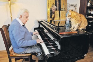 Композитор Евгений Крылатов и Миля Композитор Евгений Крылатов, интервью о творчестве и жизни