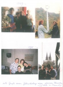 Фото встреч в разные годы. Наталья Ольховская и Гизела