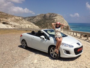 Наталья Русинова за рулем Наталья Русинова, машина, автомобиль