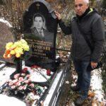 На могиле Людвига Северовича Жебровского