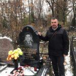 На могиле Людвига Северовича Жебровского