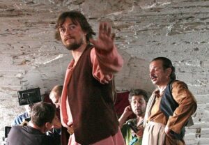 Съемки фильма "Золото". Сергей Безруков