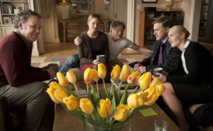 Режиссер Роман Полански и актеры фильма "Резня" Режиссер Роман Полански и актеры фильма "Резня"