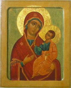 Иверская икона Божьей Матери. Находится в Кисловодской часовне в честь Иверской Божьей Матери в память о замечательном крещёном человеке Николае Корчагине. Царствие ему Небесное. Иверская икона Божьей Матери.