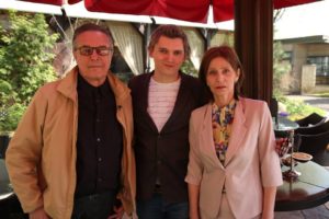 Ивар Калныньш, Максим Васюнов и Елена Сафонова Ивар Калныньш, Максим Васюнов и Елена Сафонова