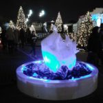 Москва. Новогодний костер Москва