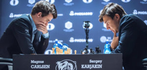 Шахматисты Карлсен, Карякин Шахматисты Карлсен, Карякин