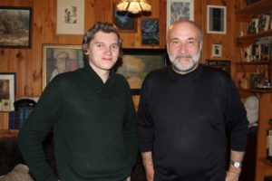 Максим Васюнов и Юрий Казарин. Фото сделано в последний день съёмок 05.10.2015 Максим Васюнов и Юрий Казарин, фильм "Деревенский Данте"