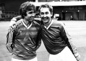 Сергей Беликов: C нашим играющим тренером и моим ЛУЧШИМ партнёром на поле Евгением Ловчевым.