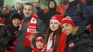 Вероника Иванова на стадионе Вероника Иванова на стадионе, Спартак, футбол