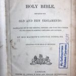 Библия на английском языке, изданная в Лондоне в 1859 году. Библия на английском языке, изданная в Лондоне в 1859 году.