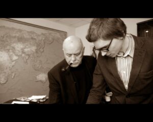 Станислав Сергеевич Говорухин и журналист Максим Васюнов Станислав Сергеевич Говорухин и журналист Максим Васюнов