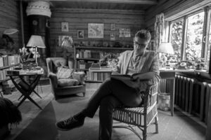 Максим Васюнов в Доме-музее Паустовского в Тарусе. Максим Васюнов в Доме-музее Паустовского в Тарусе.