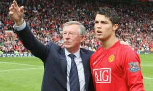 Алекс Фергюсон и Криштиану Роналду Алекс Фергюсон и Криштиану Роналду