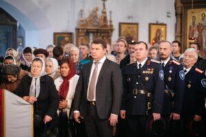 Михаил Журавлёв в храме Михаил Журавлёв в храме