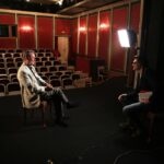 Юрий Соломин и Максим Васюнов Юрий Соломин и журналист Максим Васюнов