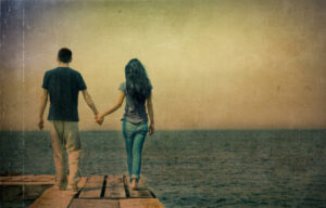 Мужчина и женщина у моря Мужчина и женщина у моря