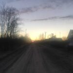 Деревенский закат Деревенский закат