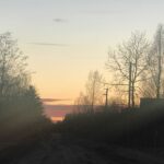 Деревенский закат Деревенский закат