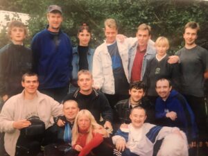 Часть работников фермы. Сзади высокий в синей куртке - Вейкко. Часть работников фермы. Сзади высокий в синей куртке - Вейкко.