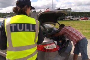 Финляндия, на границе