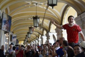 Футбольные фанаты Футбольные фанаты