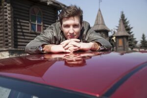 Певец Илья Викторов Певец Илья Викторов, авто, за рулём