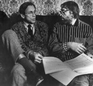 Андрей Кончаловский и Эдуард Артемьев Андрей Кончаловский и Эдуард Артемьев