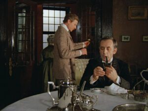 Кадр из фильма "Приключения Шерлока Холмса и доктора Ватсона" Кадр из фильма "Приключения Шерлока Холмса и доктора Ватсона"